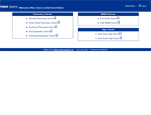 Tablet Screenshot of libraries.wscschools.org